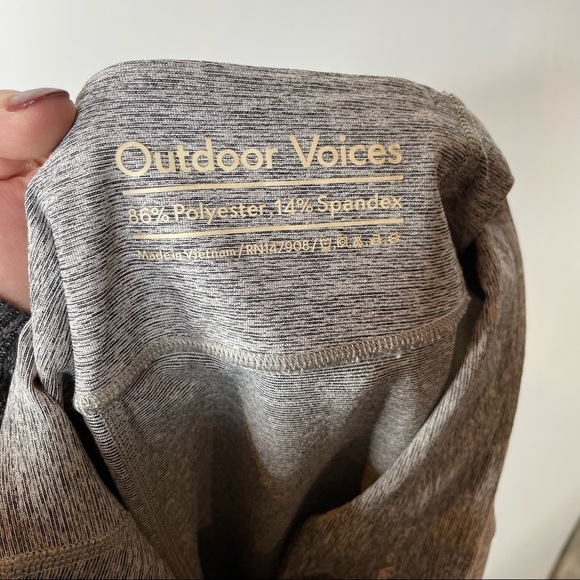 Outdoor Voices Gray 7/8 Leggings Small - Picture 6 of 6